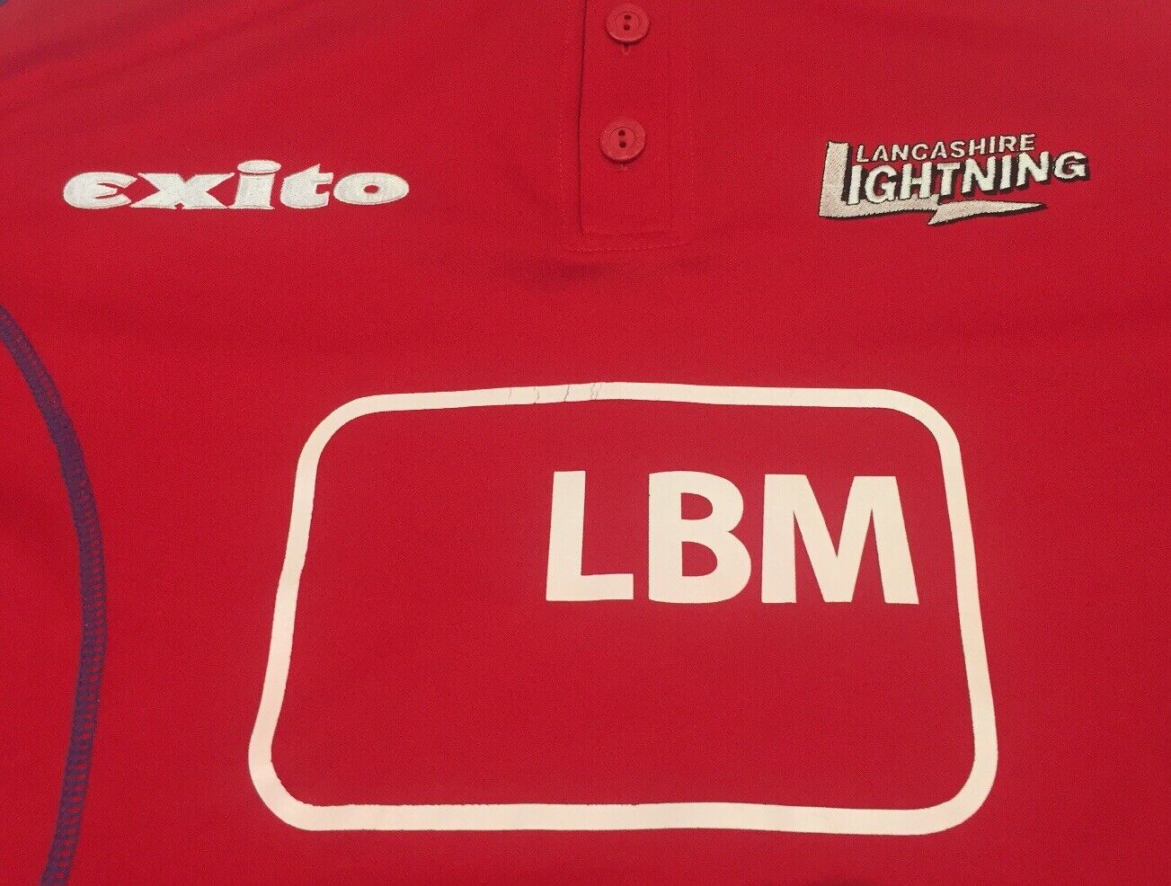 LANCASHIRE LIGHTNING CRICKET EXITO SHIRT